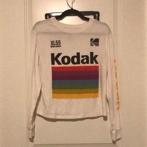 Retro Kodak long sleeve shirt, medium good condition
